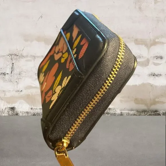 Kate Spade NWOT Traveler Small Zip Wallet Blue Multi - Picture 5 of 7